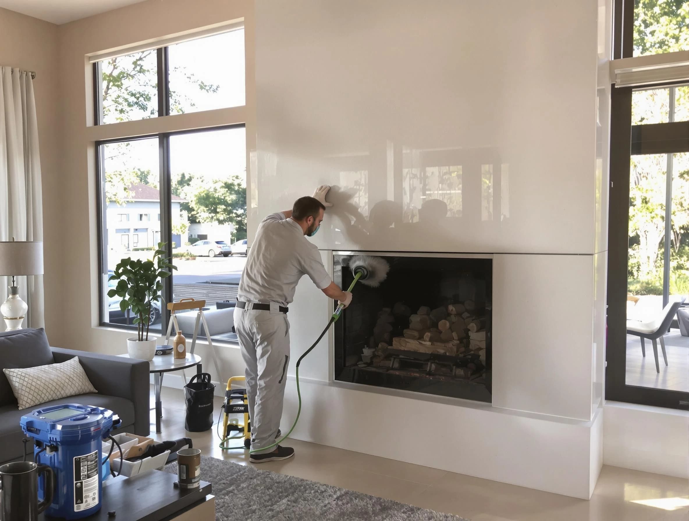 Woods Cross Chimney Sweep performing thorough soot removal in Woods Cross, UT