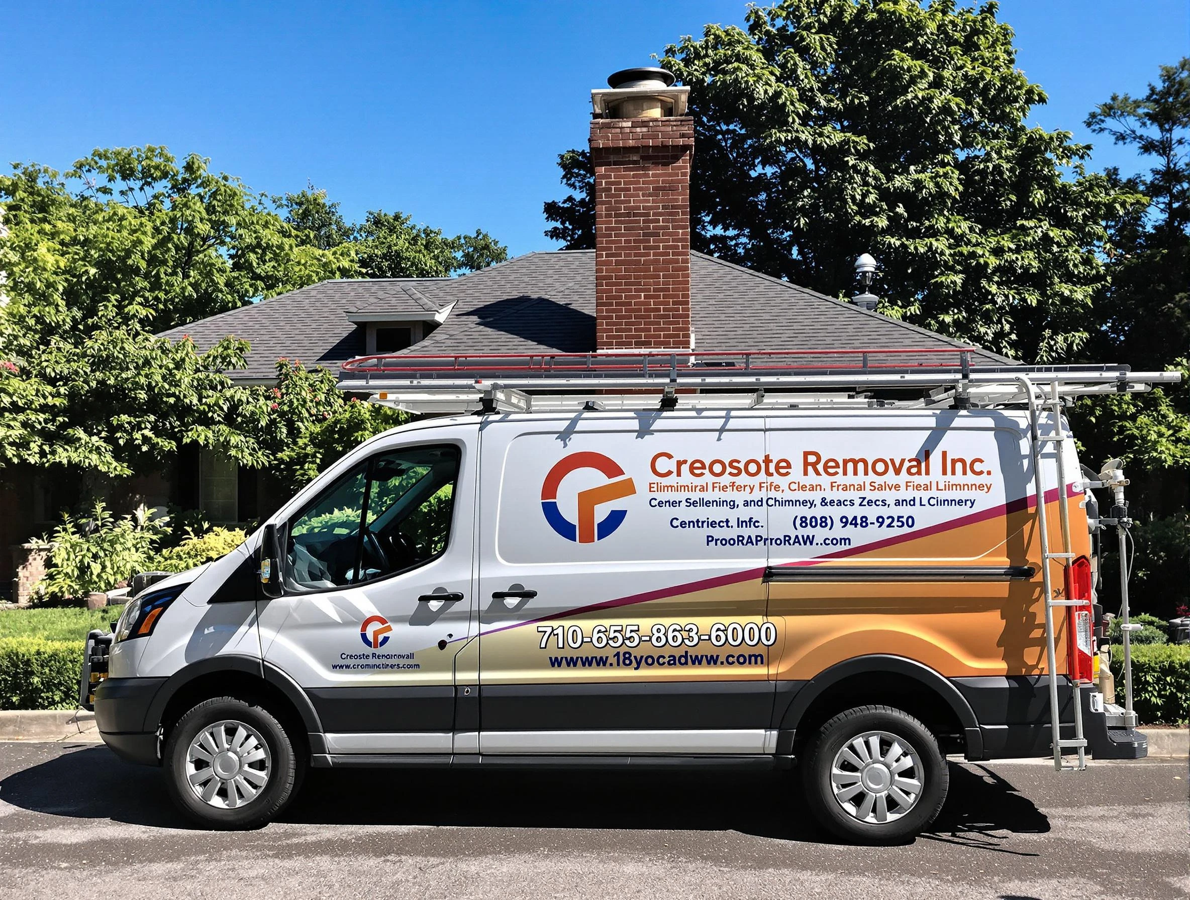 Woods Cross Chimney Sweep technician removing creosote safely in Woods Cross, UT